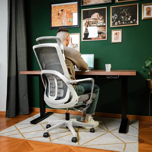 Ergonomická kancelárska stolička Liftor Orca, sivá