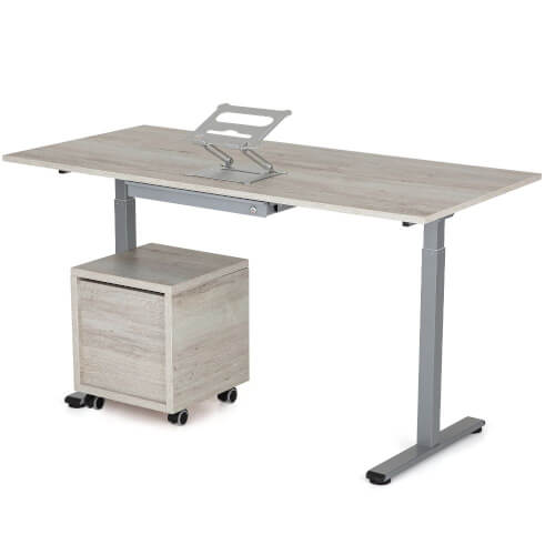 Liftor Ally, pojazdný úložný kontajner, Dub halifax pieskovo šedý (H1336)