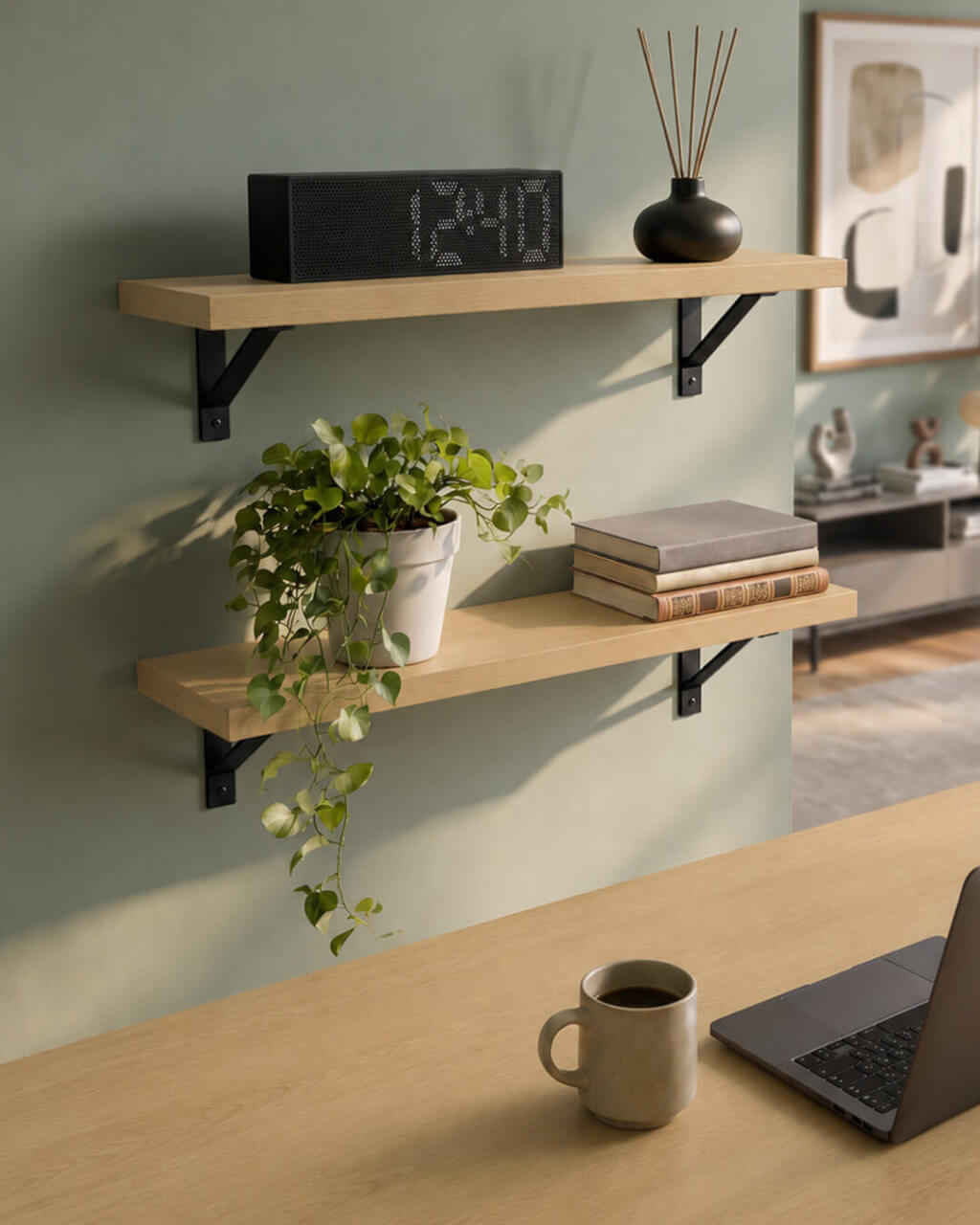 Liftor Shelf S1, čierna