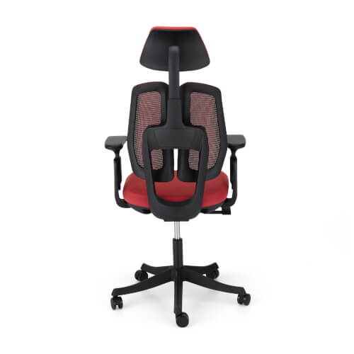 Ergonomická kancelárska stolička Liftor Active, červená (textil + sieťovina)