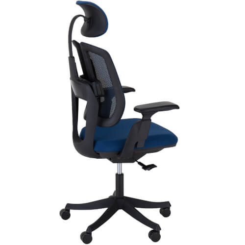 Ergonomická kancelárska stolička Liftor Active, modrá (textil + sieťovina)