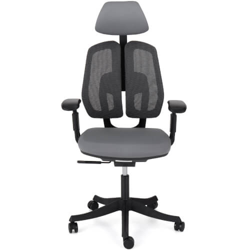 Ergonomická kancelárska stolička Liftor Active, sivá (textil + sieťovina) 